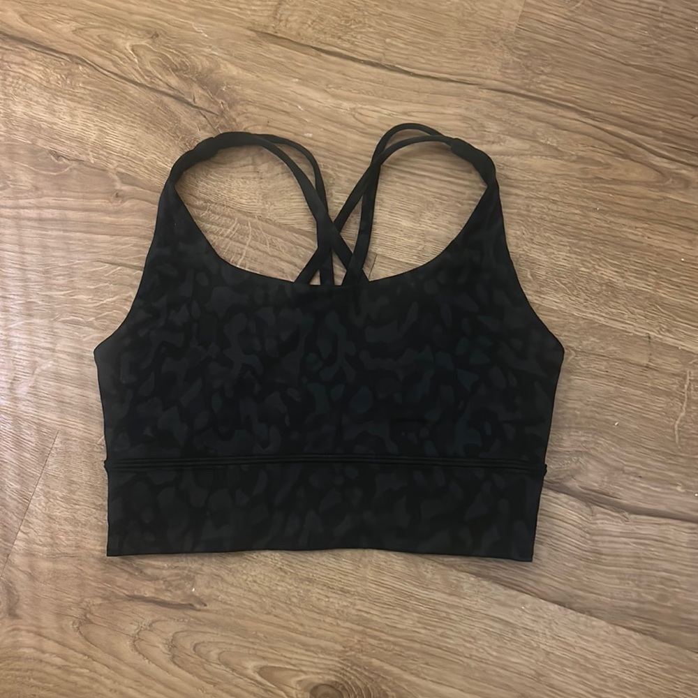 Lululemon black sports bra